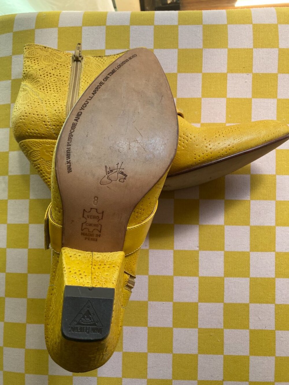 John Fluevog Determination Boots Size 8 🦄 RARE COLLECTOR'S ITEM! - Picture 9 of 16